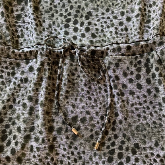 Jennifer Lopez Cheetah Print Cowl Neck Dress - Picture 2 of 9